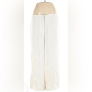 Express White Cropped Wide Leg Pants